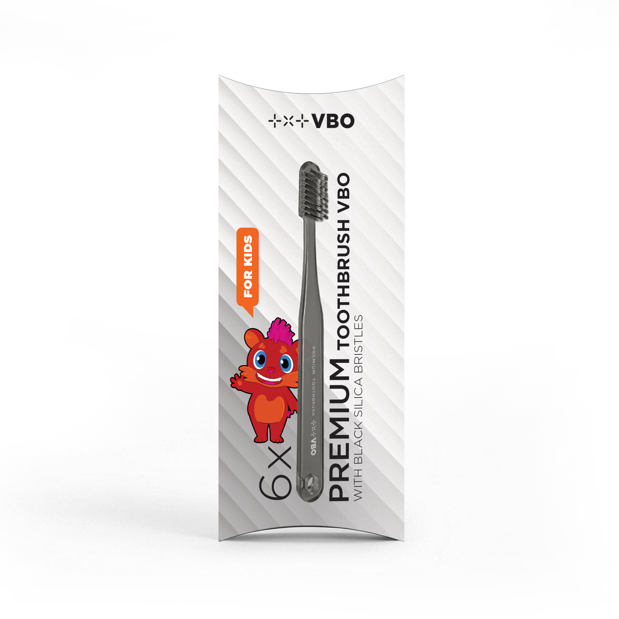 Furça Premium VBO për Fëmijë - E zezë, 6